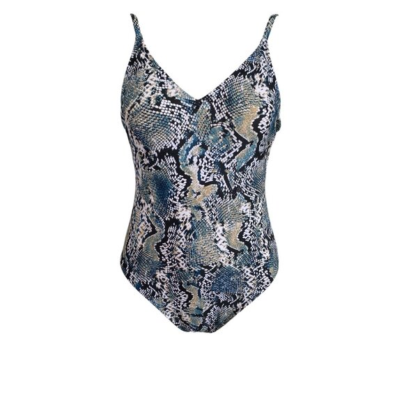 Shade Shore Other - Shade & Shore women's size medium multi color snakeskin one piece swimsuit